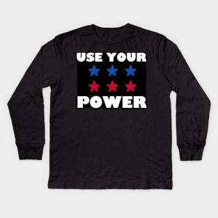 i voted Kids Long Sleeve T-Shirt